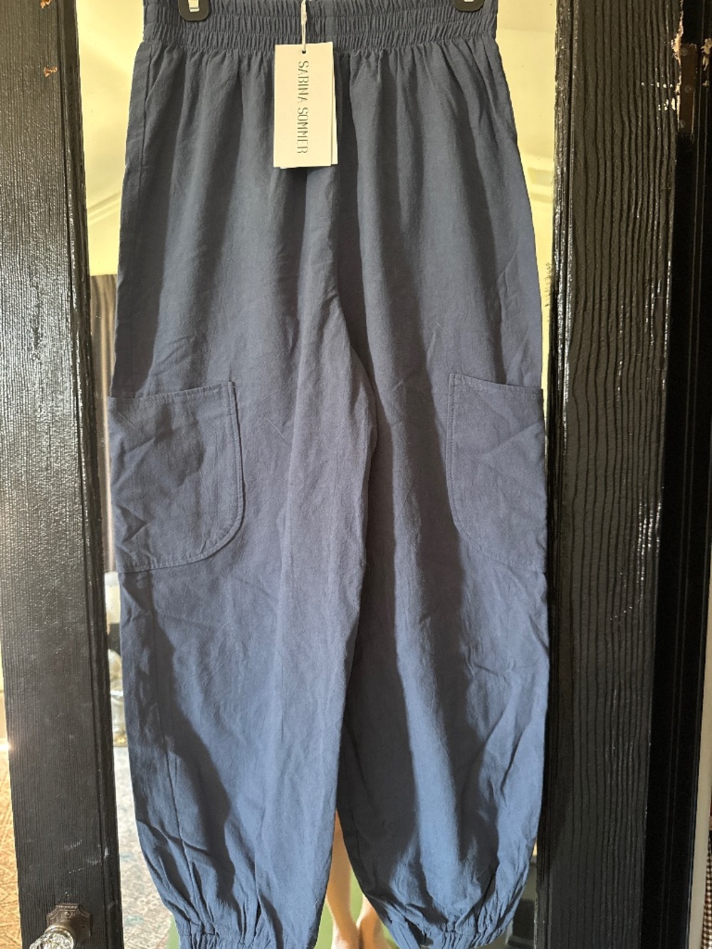Sabina Sommer Blue Pants NWT Medium